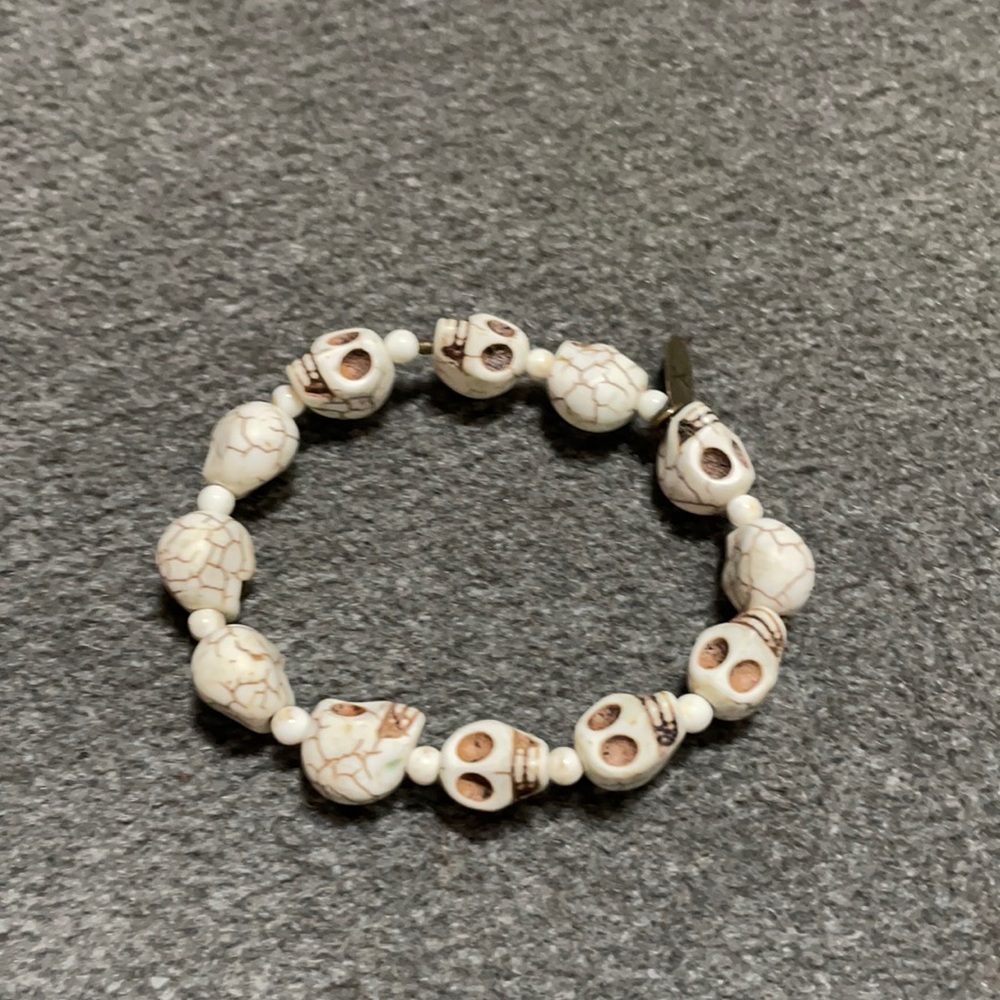 Isabel Marant skull bead bracelet